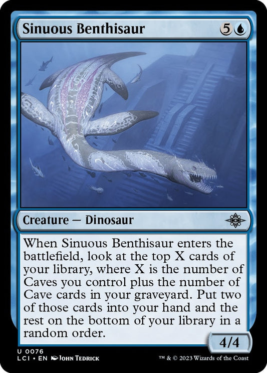 Sinuous Benthisaur (76) (The Lost Caverns of Ixalan)