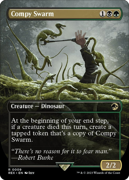 Compy Swarm (Borderless) (9) (Universes Beyond: Jurassic World Collection)