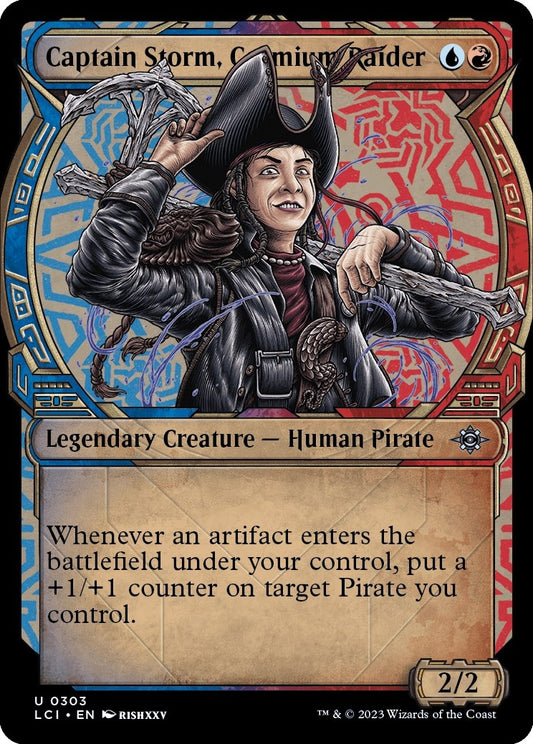 Captain Storm, Cosmium Raider (Showcase) (303) (The Lost Caverns of Ixalan)