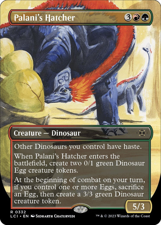 Palani's Hatcher (Borderless) (332) (The Lost Caverns of Ixalan)