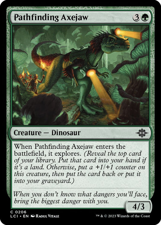 Pathfinding Axejaw (206) (The Lost Caverns of Ixalan)