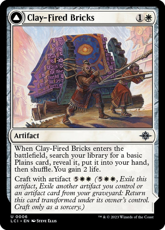 Clay-Fired Bricks (6) (The Lost Caverns of Ixalan)