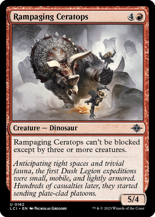 Rampaging Ceratops (162) (The Lost Caverns of Ixalan)