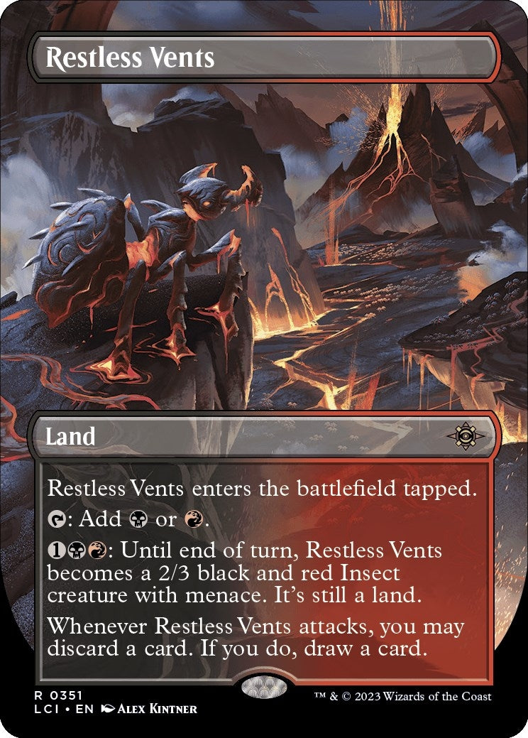 Restless Vents (Borderless) (351) (The Lost Caverns of Ixalan)