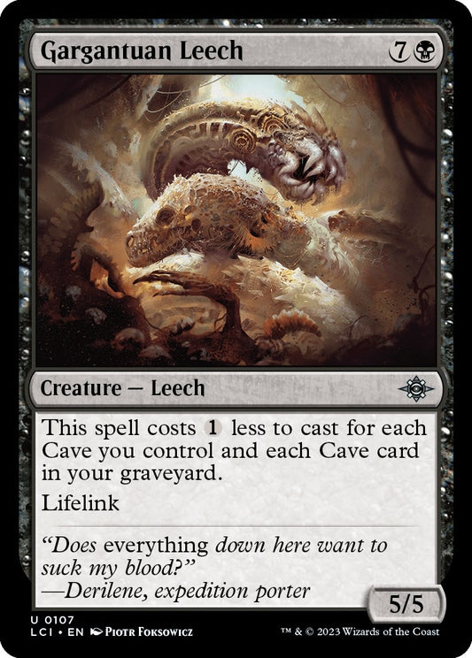 Gargantuan Leech (107) (The Lost Caverns of Ixalan)