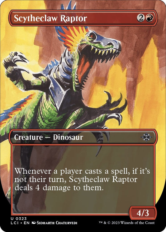 Scytheclaw Raptor (Borderless) (323) (The Lost Caverns of Ixalan)