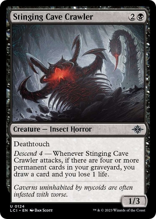 Stinging Cave Crawler (124) (The Lost Caverns of Ixalan)