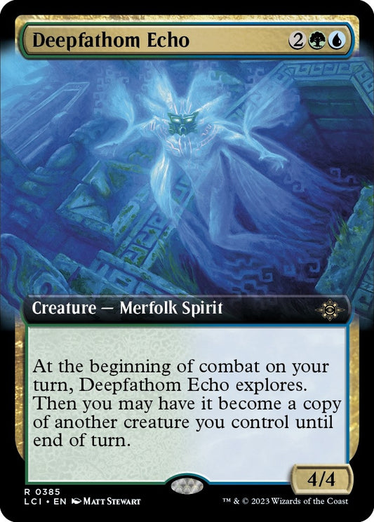 Deepfathom Echo (Extended Art) (385) (The Lost Caverns of Ixalan)