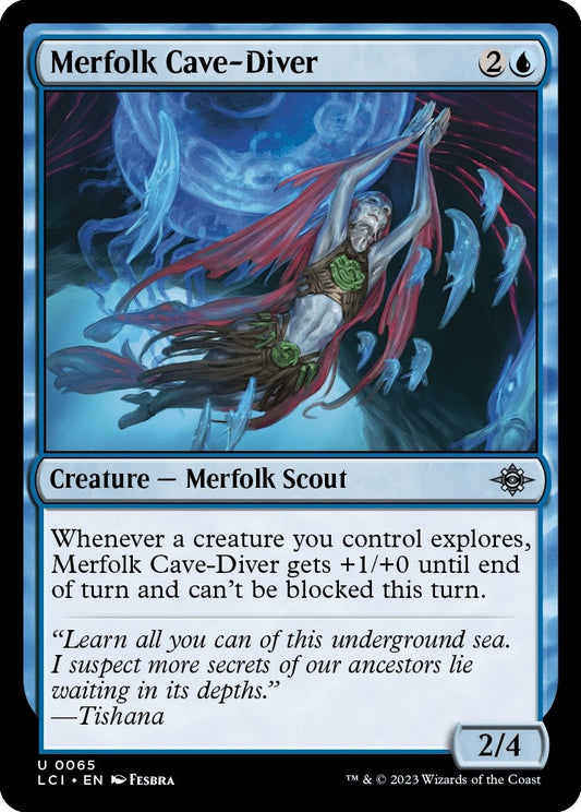 Merfolk Cave-Diver (65) (The Lost Caverns of Ixalan)