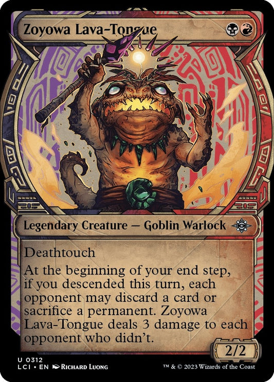 Zoyowa Lava-Tongue (Showcase) (312) (The Lost Caverns of Ixalan)