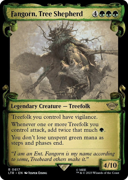 Fangorn, Tree Shepherd (Showcase Scrolls) (617) (Universes Beyond: The Lord of the Rings: Tales of Middle-earth)