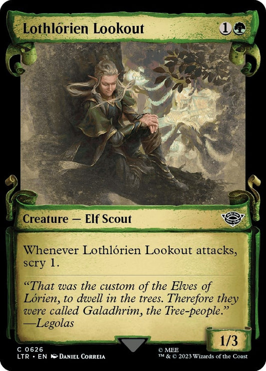 Lothlorien Lookout (Showcase Scrolls) (626) (Universes Beyond: The Lord of the Rings: Tales of Middle-earth)