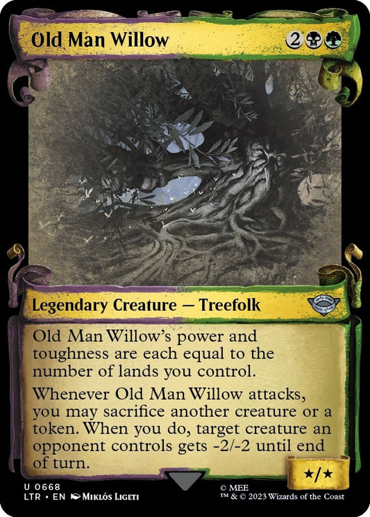 Old Man Willow (Showcase Scrolls) (668) (Universes Beyond: The Lord of the Rings: Tales of Middle-earth)