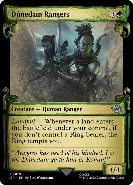 Dunedain Rangers (Showcase Scrolls) (610) (Universes Beyond: The Lord of the Rings: Tales of Middle-earth)