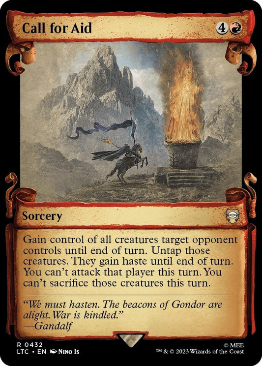 Call for Aid (Showcase Scrolls) (432) (Commander: The Lord of the Rings: Tales of Middle-earth)