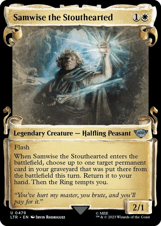 Samwise the Stouthearted (Showcase Scrolls) (479) (Universes Beyond: The Lord of the Rings: Tales of Middle-earth)