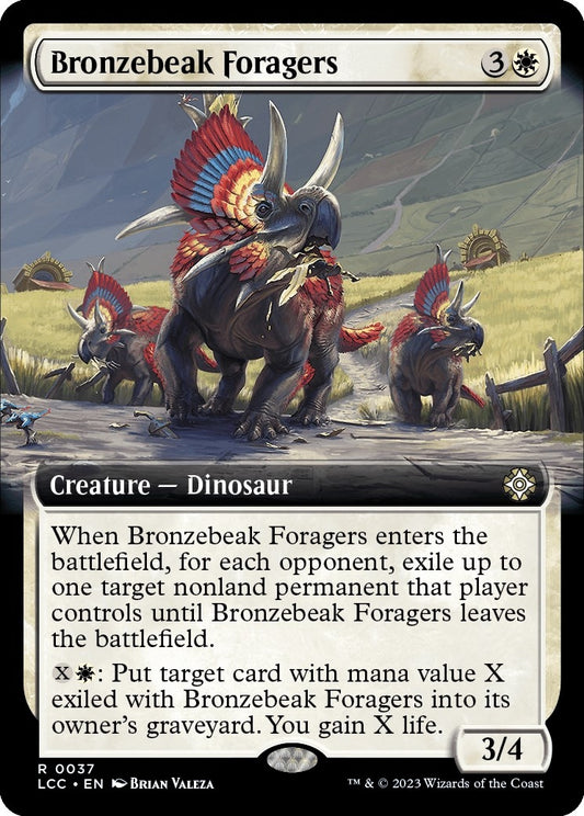 Bronzebeak Foragers (Extended Art) (37) (Commander: The Lost Caverns of Ixalan)