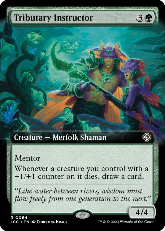 Tributary Instructor (Extended Art) (64) (Commander: The Lost Caverns of Ixalan)