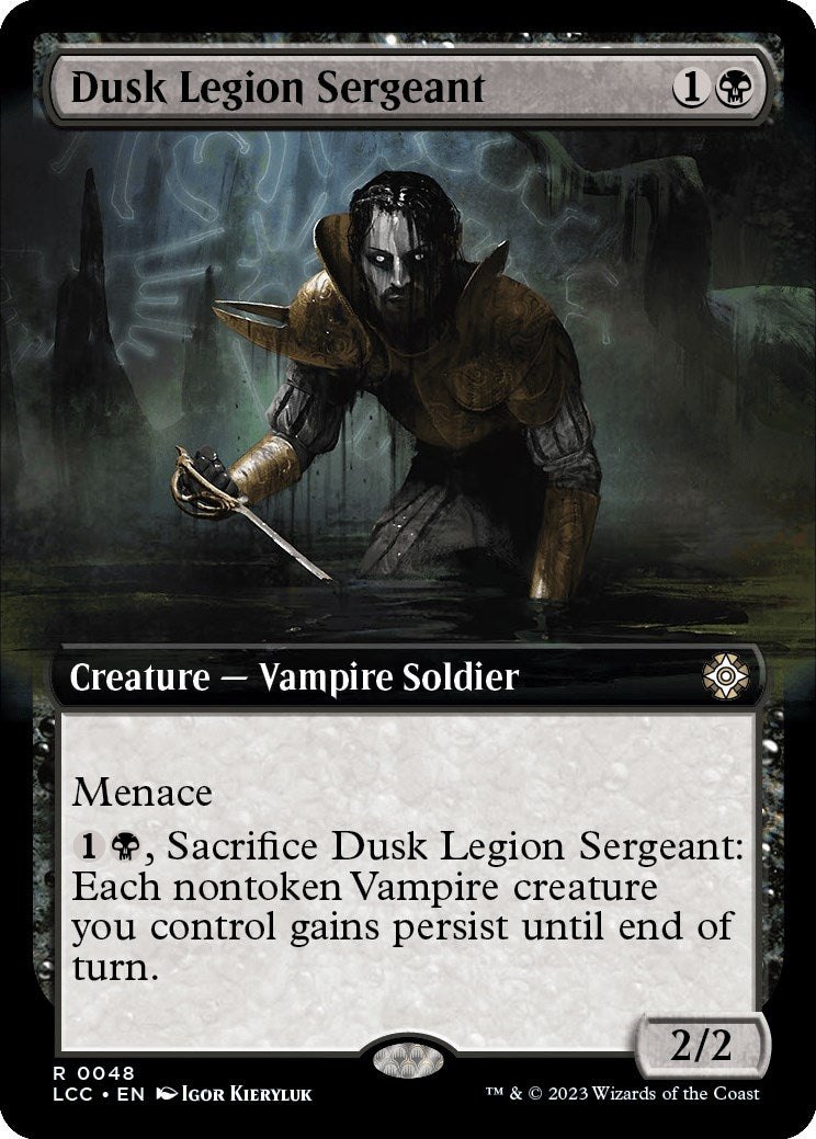 Dusk Legion Sergeant (Extended Art) (48) (Commander: The Lost Caverns of Ixalan)
