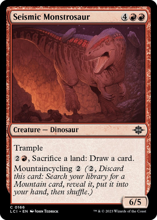 Seismic Monstrosaur (166) (The Lost Caverns of Ixalan)