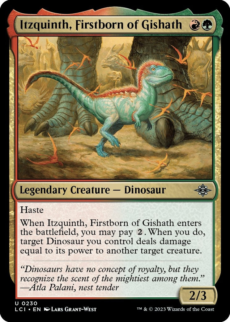 Itzquinth, Firstborn of Gishath (230) (The Lost Caverns of Ixalan)