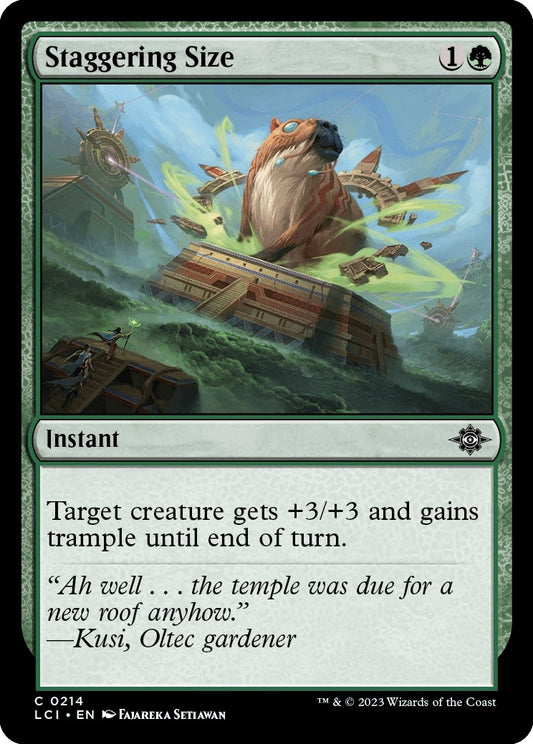 Staggering Size (214) (The Lost Caverns of Ixalan)