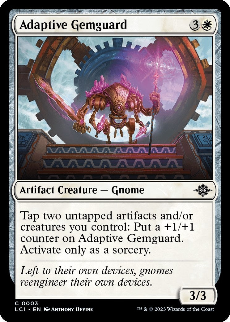 Adaptive Gemguard (3) (The Lost Caverns of Ixalan)