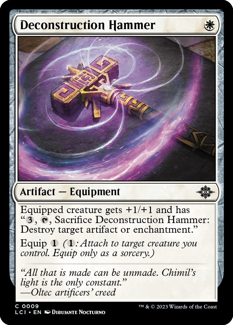 Deconstruction Hammer (9) (The Lost Caverns of Ixalan)