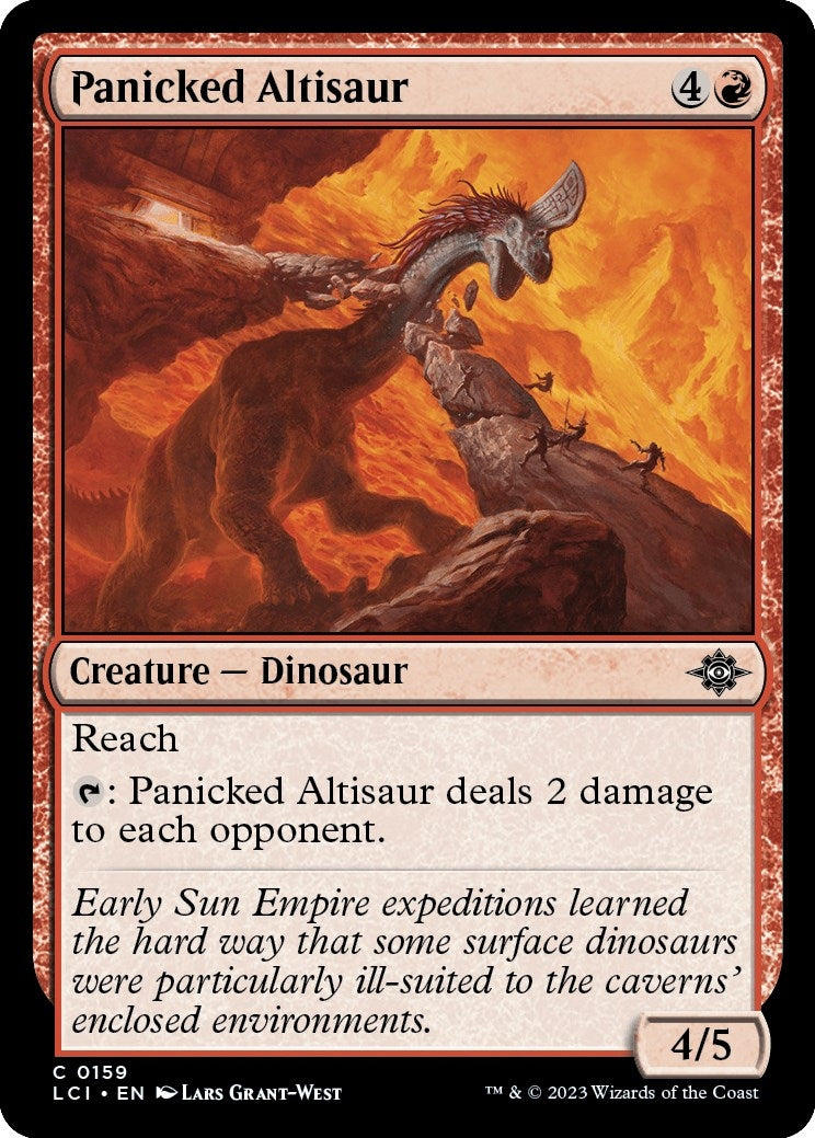 Panicked Altisaur (159) (The Lost Caverns of Ixalan)
