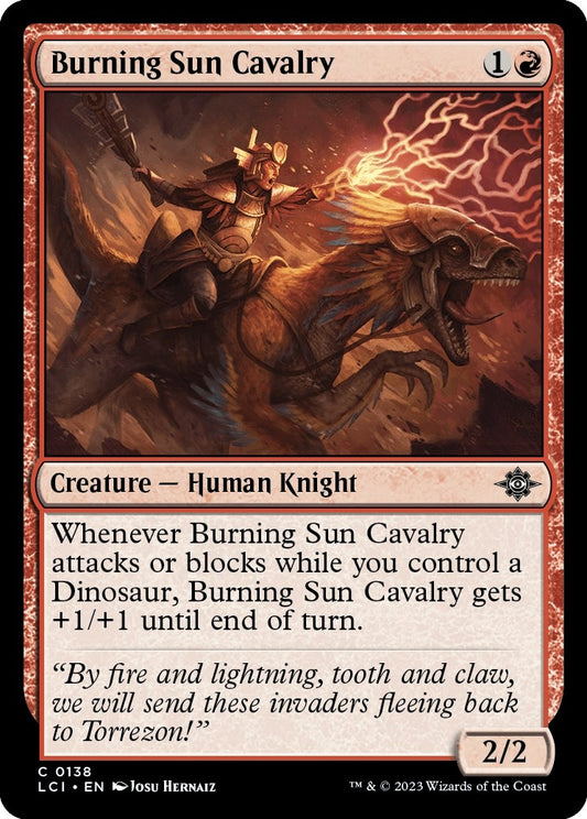 Burning Sun Cavalry (138) (The Lost Caverns of Ixalan)