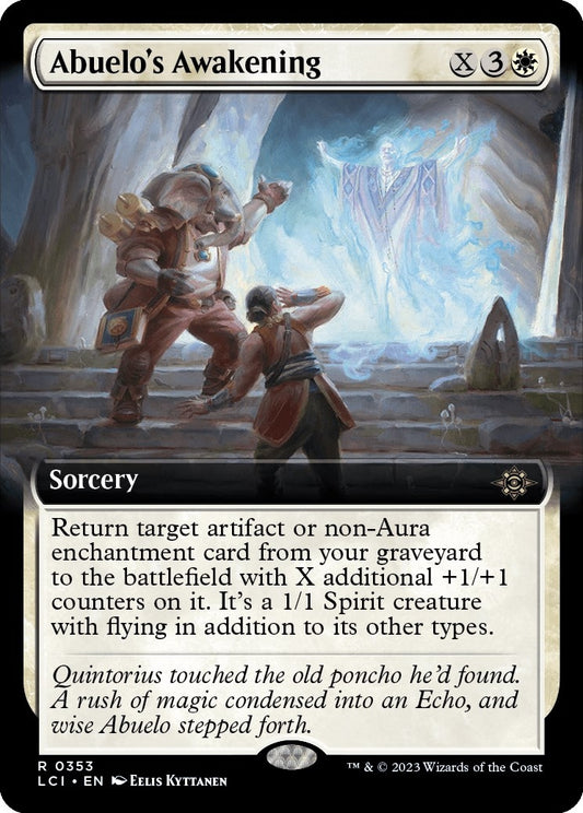 Abuelo's Awakening (Extended Art) (353) (The Lost Caverns of Ixalan)