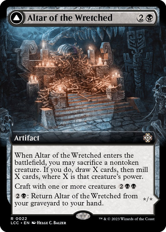 Altar of the Wretched (Extended Art) (22) (Commander: The Lost Caverns of Ixalan)