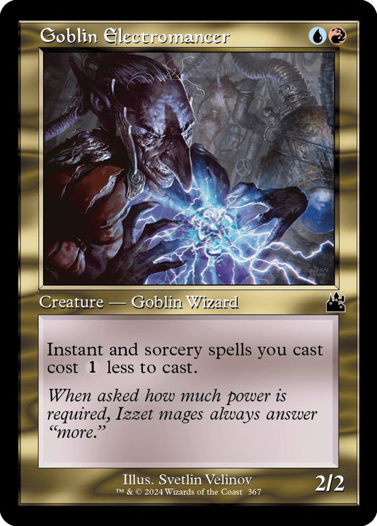 Goblin Electromancer (Retro Frame) (367) (Ravnica Remastered)