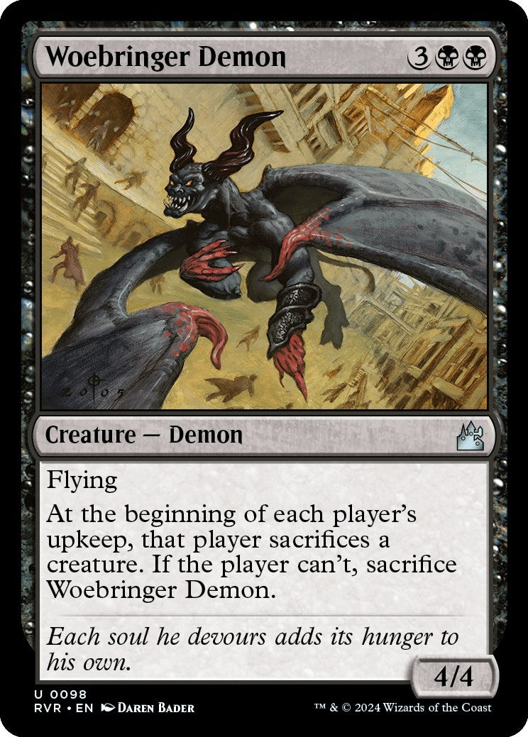 Woebringer Demon (98) (Ravnica Remastered)