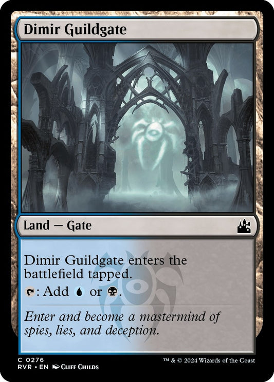 Dimir Guildgate (276) (Ravnica Remastered)