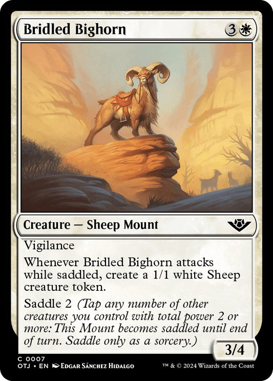 Bridled Bighorn (7) (Outlaws of Thunder Junction)