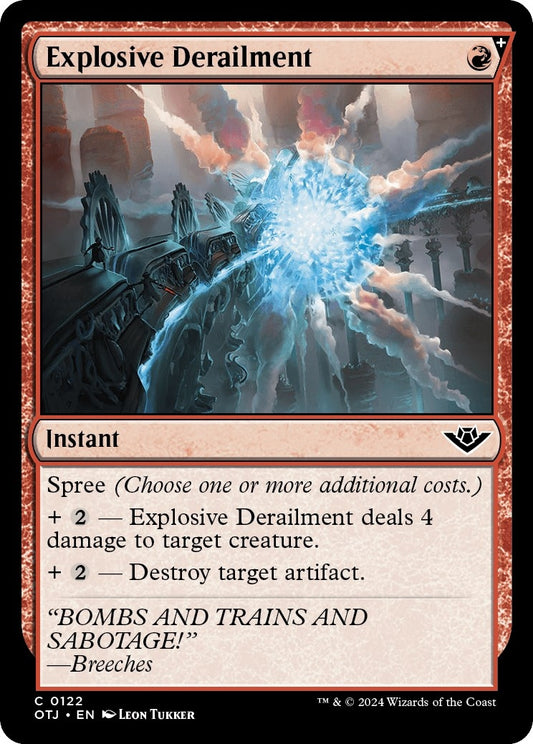 Explosive Derailment (122) (Outlaws of Thunder Junction)