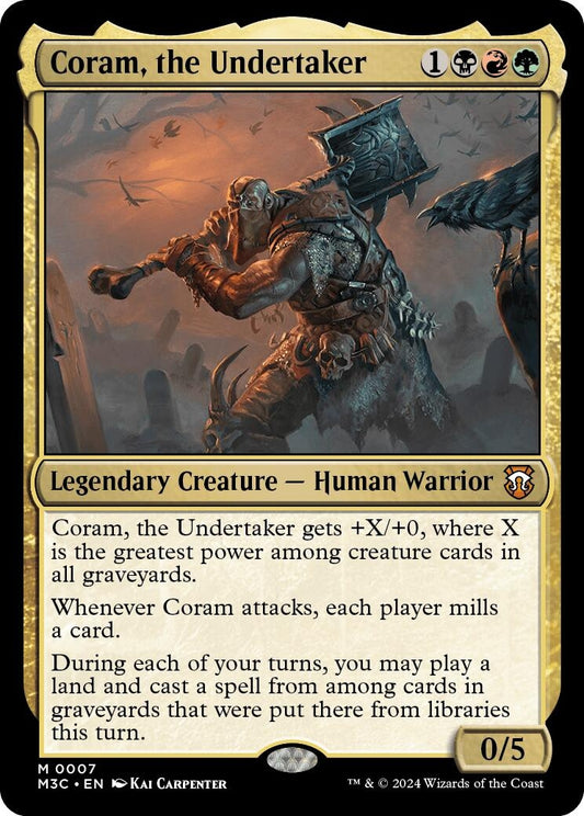Coram, the Undertaker (7) (Commander: Modern Horizons 3)