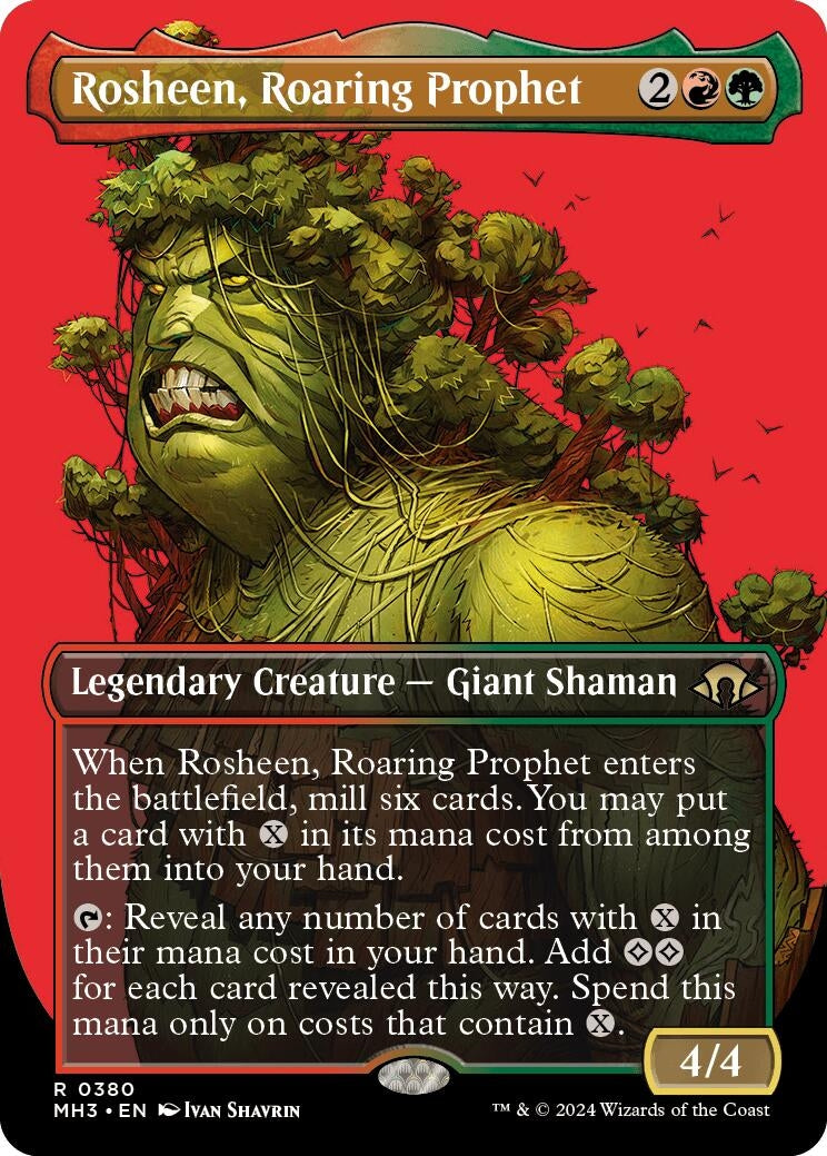 Rosheen, Roaring Prophet (Borderless) (380) (Modern Horizons 3)