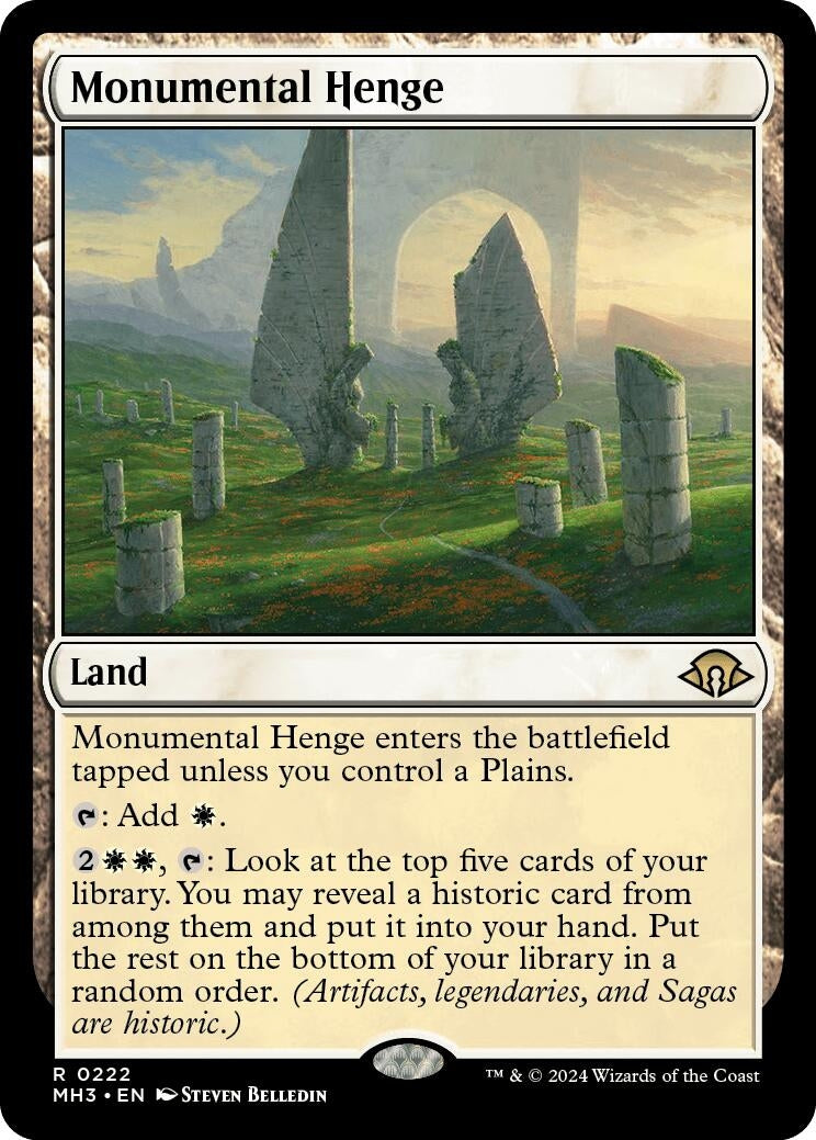 Monumental Henge (222) (Modern Horizons 3)