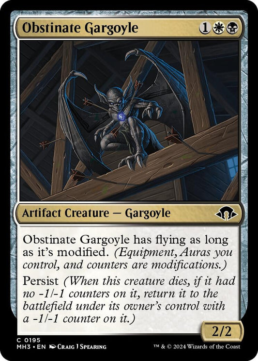 Obstinate Gargoyle (195) (Modern Horizons 3)