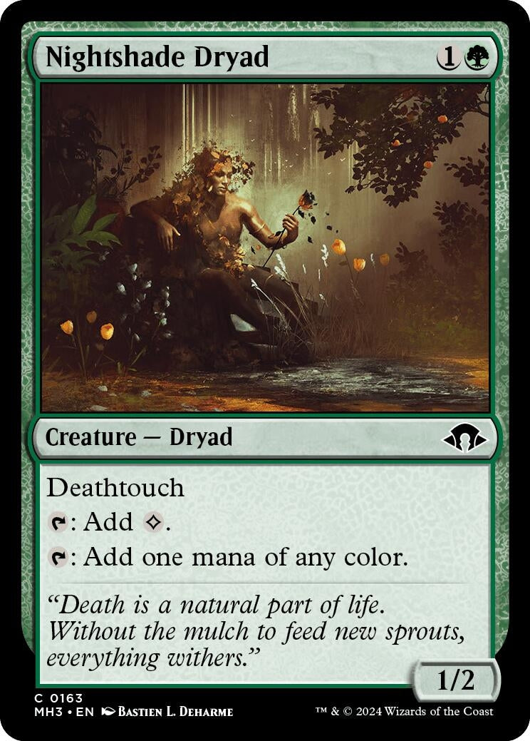Nightshade Dryad (163) (Modern Horizons 3)
