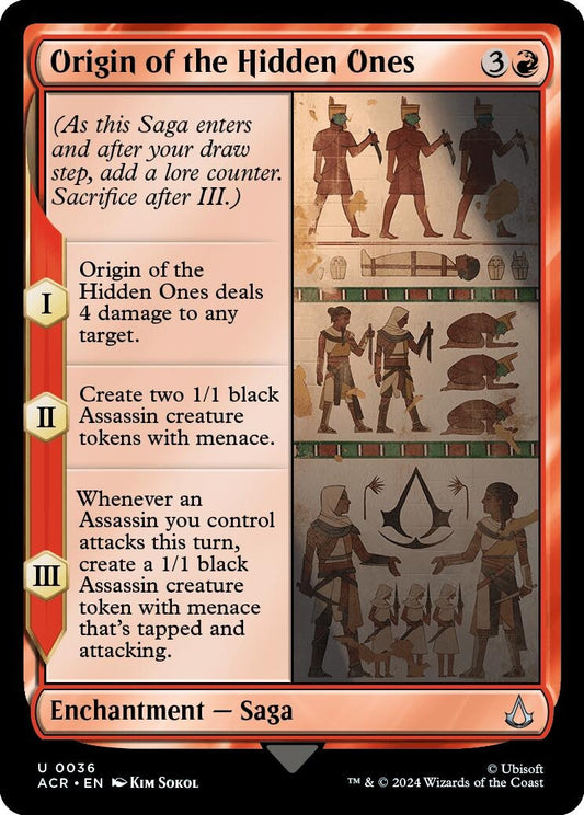 Origin of the Hidden Ones (36) (Universes Beyond: Assassin's Creed)