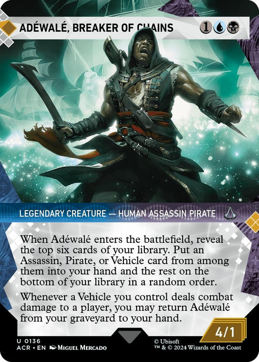Adewale, Breaker of Chains (Showcase) (136) (Universes Beyond: Assassin's Creed)