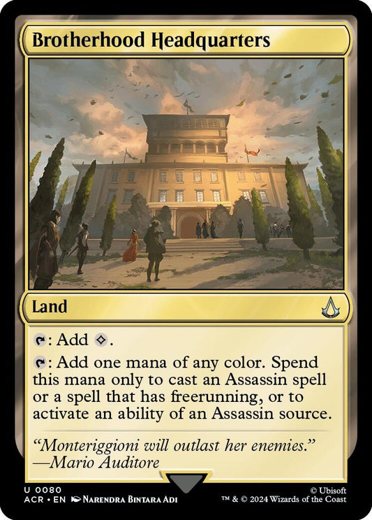Brotherhood Headquarters (80) (Universes Beyond: Assassin's Creed)