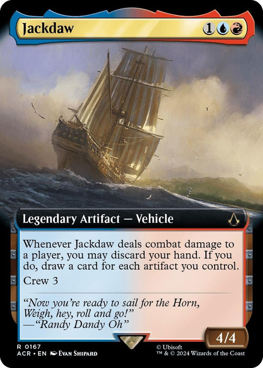 Jackdaw (Extended Art) (167) (Universes Beyond: Assassin's Creed)