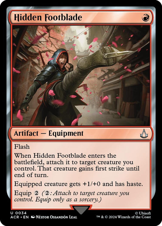 Hidden Footblade (34) (Universes Beyond: Assassin's Creed)