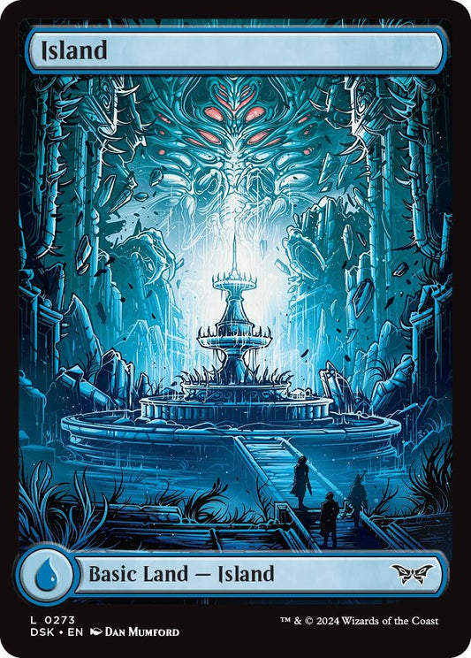 Island (0273) - Full Art (273) (Duskmourn: House of Horror)