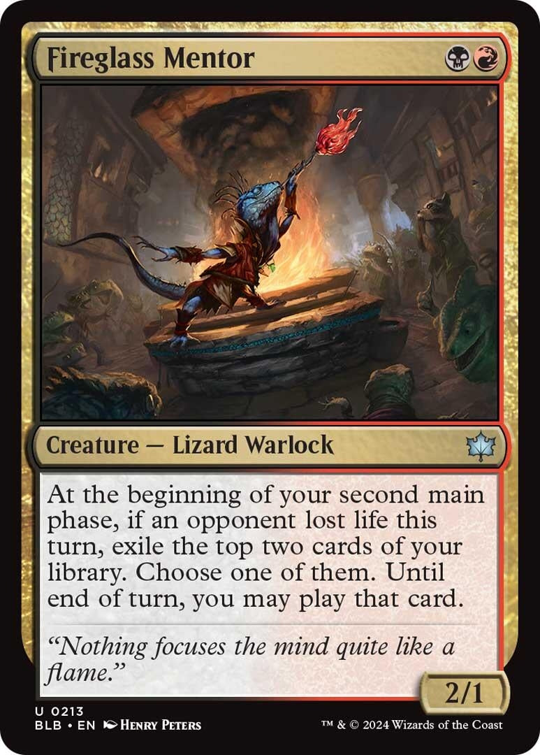 Fireglass Mentor (213) (Bloomburrow)