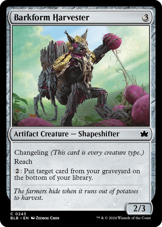 Barkform Harvester (243) (Bloomburrow)